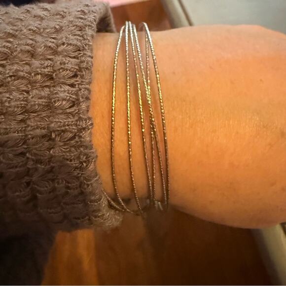 Silpada 925 Sterling Silver Lasting Impression Bangle Bracelets - Picture 9 of 9